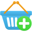 shopping-basket-add icon