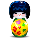 Kokeshi_green icon