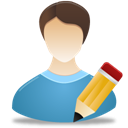 Edit-Male-User256 icon