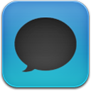 message_black&blue icon