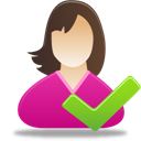 accept-female-user icon