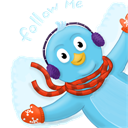 winter-snow-angel-follow-me icon