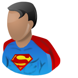 superman icon 256x256px (ico, png, icns) - free download | Icons101.com