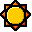 Sun icon