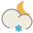 Lightsnow-night icon