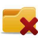 Folder-Delete icon