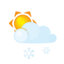 sun_lightcloud_sleet icon