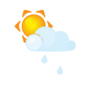 sun_littlecloud_rain icon