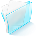 dossier-blue-papier icon