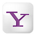 social_yahoo_box_white icon