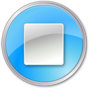 Stop1PressedBlue icon