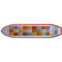 ContainerShip_Top_Red icon