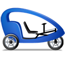 Pedicab_Right_Blue icon
