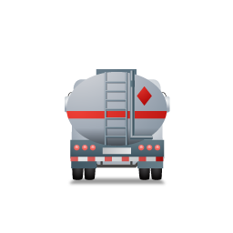 FuelTankTruck_Back_Grey icon 256x256px (ico, png, icns) - free download ...