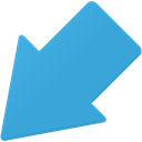 Downleft icon