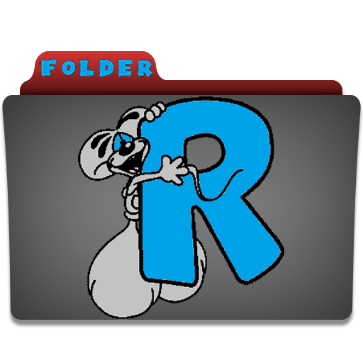 folder icon diddl leter R icon 512x512px (ico, png, icns) - free ...