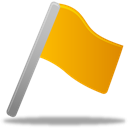 Flag-yellow icon