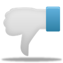 Thumb-down icon